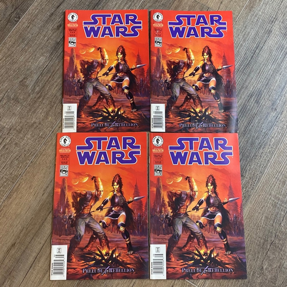 Star Wars Prelude to Rebellion 5 Dark Horse Comics 1999 Lot of 4 Ki-Adi-Mundi